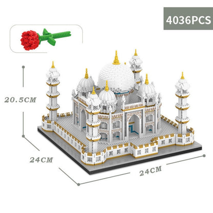 4036pcs /Box High Difficulty Micro-Particle Taj Mahal Castle Building Blocks Children Puzzle Toys Festival Gift - Building Blocks by buy2fix | Online Shopping UK | buy2fix