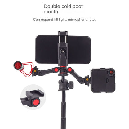 Dual Cold Shoe Mount Adapter Magic Arm Extension Bar Bracket Stand for Camera Mobile Phone - Camera Gimbal by buy2fix | Online Shopping UK | buy2fix