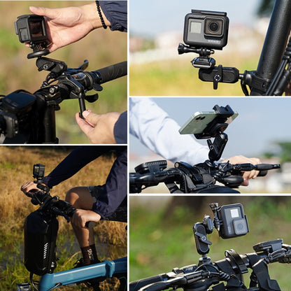 XILETU Sports Camera Mobile Phone Quick Release Motorcycle Bicycle Bracket - Bicycle Handlebar Mount by XILETU | Online Shopping UK | buy2fix