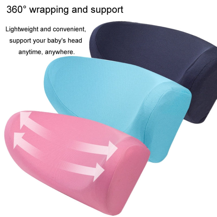 Car U-shaped Neck Pillow Soft Headrest Children Car Seat Side Sleeping Pillow(Sky Blue) - Seat Accessories by buy2fix | Online Shopping UK | buy2fix