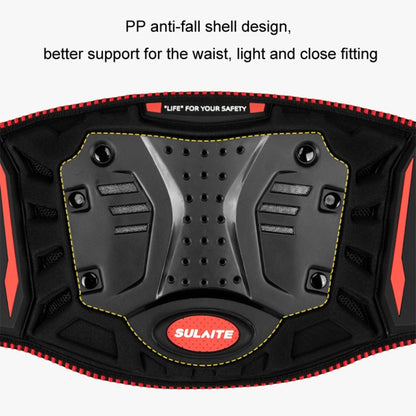 SULAITE Motorcycle Riding Breathable Anti-Fall Belt, Color: Yellow L/XL - Protective Gear by SULAITE | Online Shopping UK | buy2fix