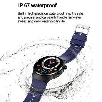 TK25 1.39-inch IP67 Waterproof Sports Health Monitoring Smart Bluetooth Calling Watch(Blue Silicone) - Smart Watches by buy2fix | Online Shopping UK | buy2fix