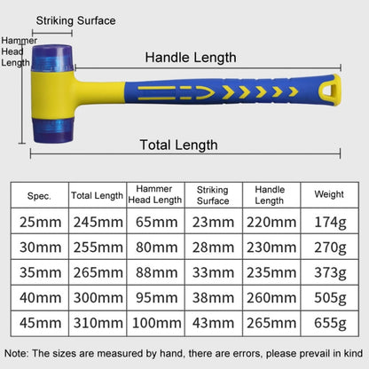 45mm Removable Floor Tile Installation Soft Hammer Door Window Hammer - Hammer by buy2fix | Online Shopping UK | buy2fix