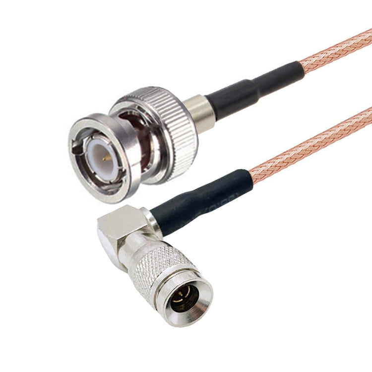 50cm CC4 Male Elbow To BNC Male Connector Cable RG179 Coaxial RF Cable - Connectors by buy2fix | Online Shopping UK | buy2fix