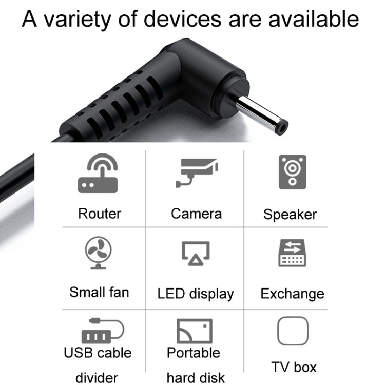 JINGHUA U550C USB To DC Charging Cable Small Appliance Power Cord, Interface: 5.5mm - Power Cord by JINGHUA | Online Shopping UK | buy2fix