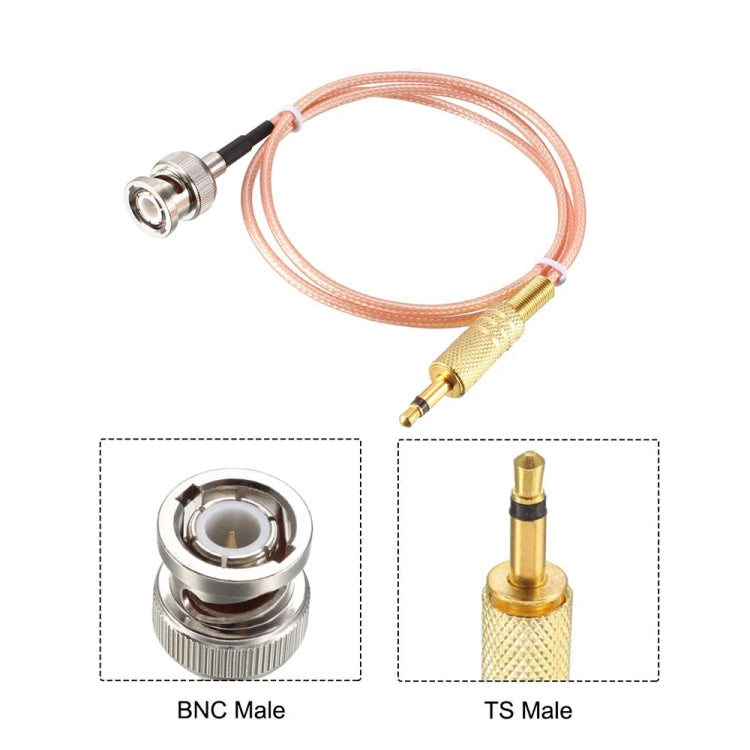 30cm BNC Male To 3.5mm Male Stereo Adapter Coaxial Power Audio RG316 Cable - Connectors by buy2fix | Online Shopping UK | buy2fix