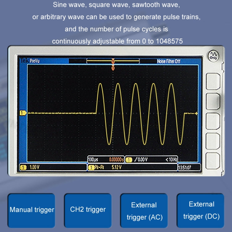 JUNTEK Programmable Dual-Channel DDS Function Arbitrary Waveform Signal Generator, Frequency: 15MHz(UK Plug) - Other Tester Tool by buy2fix | Online Shopping UK | buy2fix