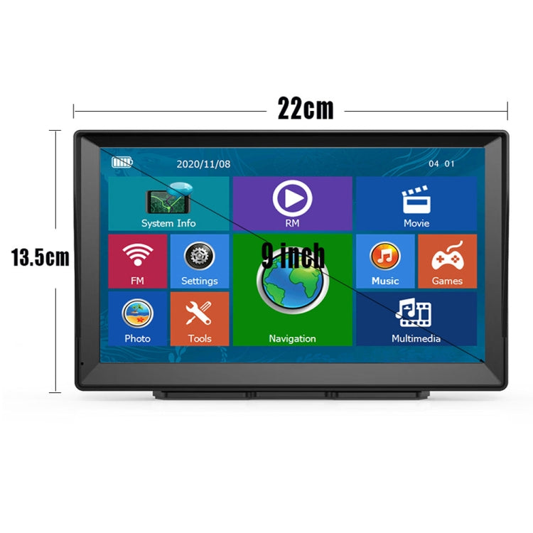 9 Inch 8G/256M Car GPS Navigator With Large Screen Capacitive Bluetooth Map, Area: Southeast Asia Map - Car MP3 & MP4 & MP5 by buy2fix | Online Shopping UK | buy2fix