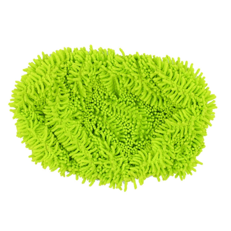 For Swiffer Sweeper and Other 10-inch Flat Mop Replacement Pads Chenille Green - Handheld Cleaner & Mops by buy2fix | Online Shopping UK | buy2fix