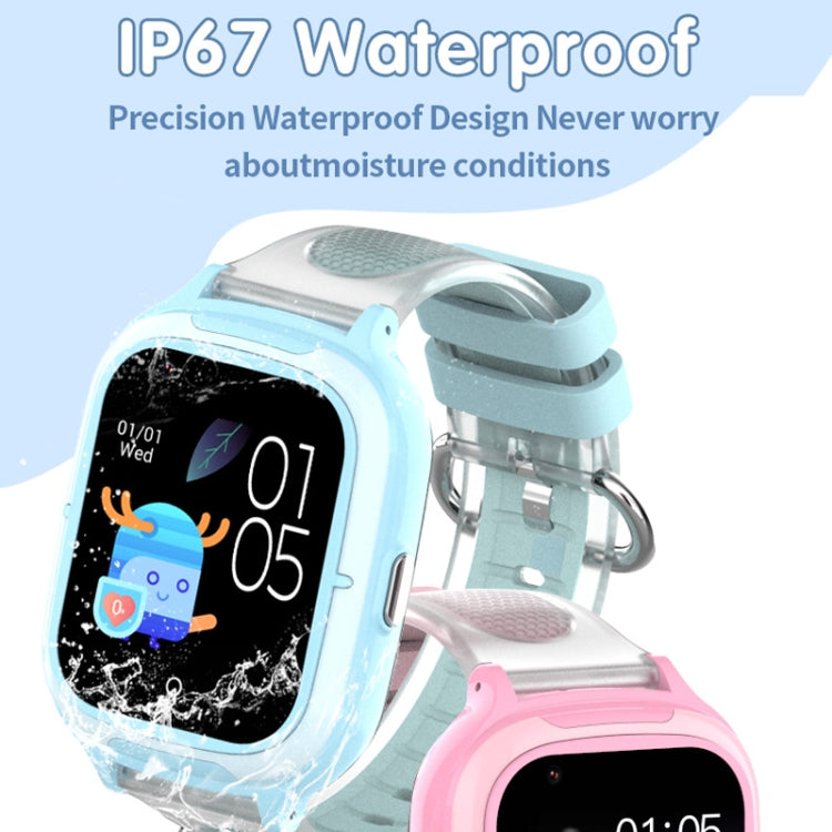 4G Kids Smart Phone Positioning Watch IP67 Waterproof / Video / Voice Calling(Pink) - Smart Watches by buy2fix | Online Shopping UK | buy2fix