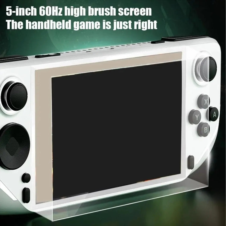 E6 Handheld Game Console 5 Inch IPS Screen Retro Gamebox, Memory: With 64GB TF Card(White) - Pocket Console by buy2fix | Online Shopping UK | buy2fix