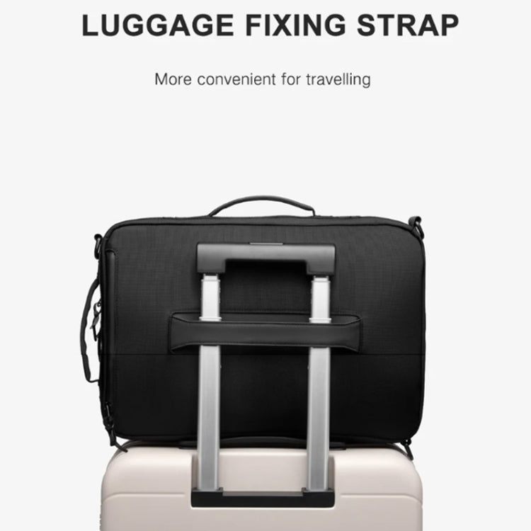 Ozuko Business Laptop USB Backpack Men Schoolbag(Black) - Backpack by ozuko | Online Shopping UK | buy2fix