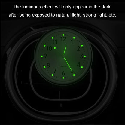 Car Digital Electronic Quartz Luminous Clock, Color: Black+Air Outlet Clip - Clocks & Car Meters by buy2fix | Online Shopping UK | buy2fix