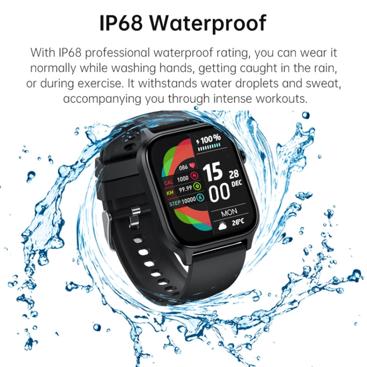 Bluetooth Talk HD Large Screen Heart Rate Oxygen Monitoring Multi-Sport Mode Smart Watch(Black) - Smart Watches by buy2fix | Online Shopping UK | buy2fix