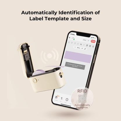 NIIMBOT Small Handheld Portable Smart Label Printer(H1S English) - Printer by NIIMBOT | Online Shopping UK | buy2fix