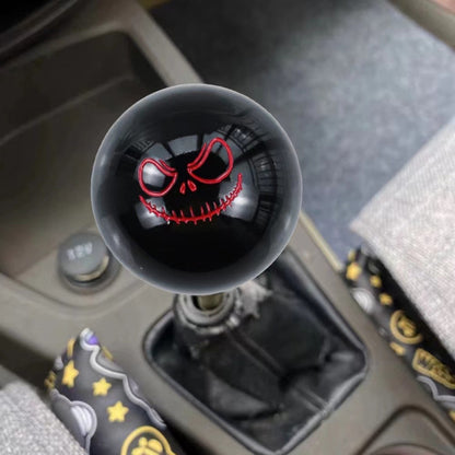 Car Modification Ghost Face Sphere Manual Shift Header(Black) - Shift Knob by buy2fix | Online Shopping UK | buy2fix