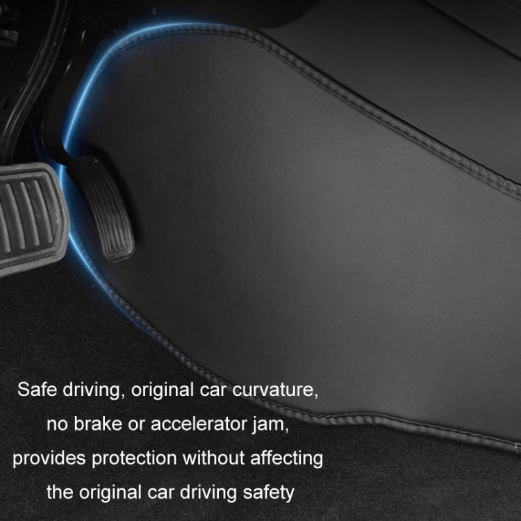 For Tesla Center Console Side Anti-kick Protective Pad, Style: MY Universal Driver Passenger Inner Side TPE - Seat Accessories by buy2fix | Online Shopping UK | buy2fix