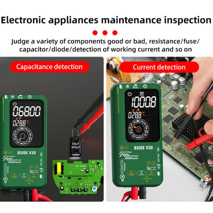 BSIDE V30 Intelligent Colorful Screen PV Multimeter Infrared Thermometer - Thermostat & Thermometer by BSIDE | Online Shopping UK | buy2fix