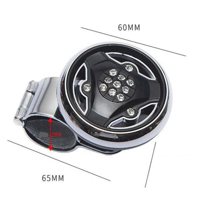 Car Steering Wheel Foldable Ball Bearing Turning Booster, Style: Electroplating - Steering Wheel Accessories by buy2fix | Online Shopping UK | buy2fix