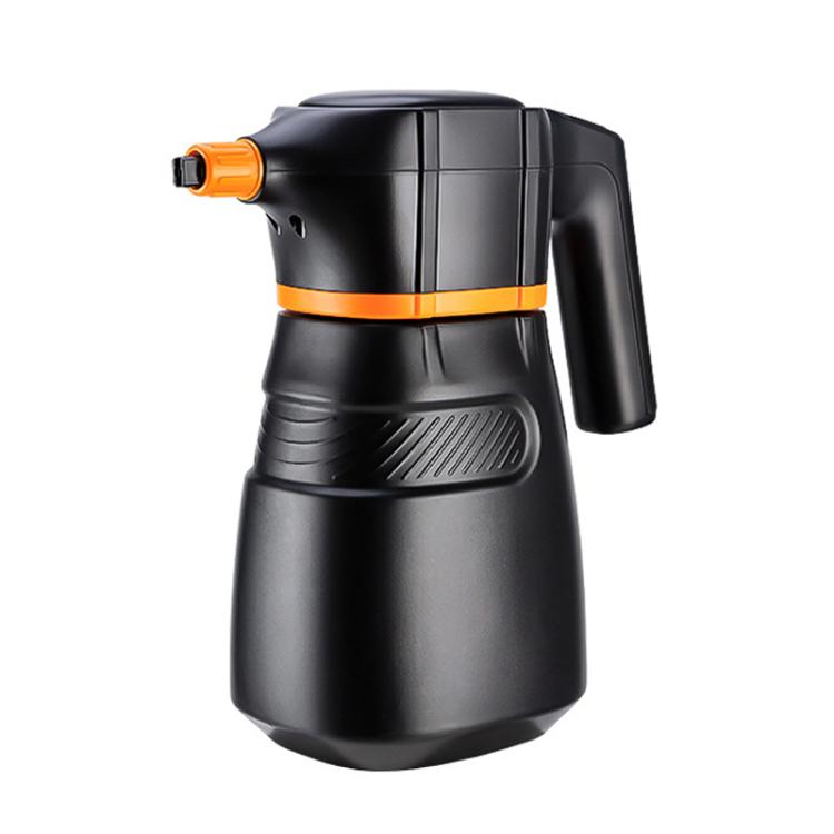 2L Car Washing Electrical Foam Sprayer Rechargeable Pressurized PA Kettle(Black Orange) - Car washing supplies by buy2fix | Online Shopping UK | buy2fix