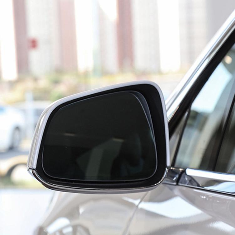 For Tesla Model X White Wide Field Of View Anti-glare Rearview Mirror Reversing Lens - Convex Mirror & Accessories by buy2fix | Online Shopping UK | buy2fix