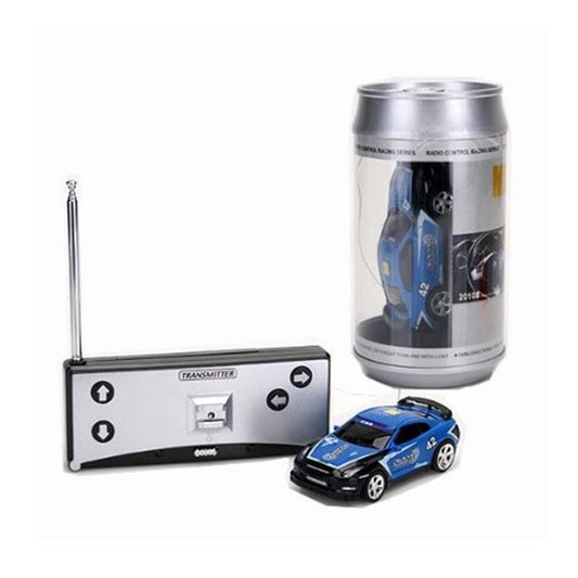 Coke Can Mini RC Car Radio Remote Control Micro Racing Car(Blue) - RC Cars by buy2fix | Online Shopping UK | buy2fix