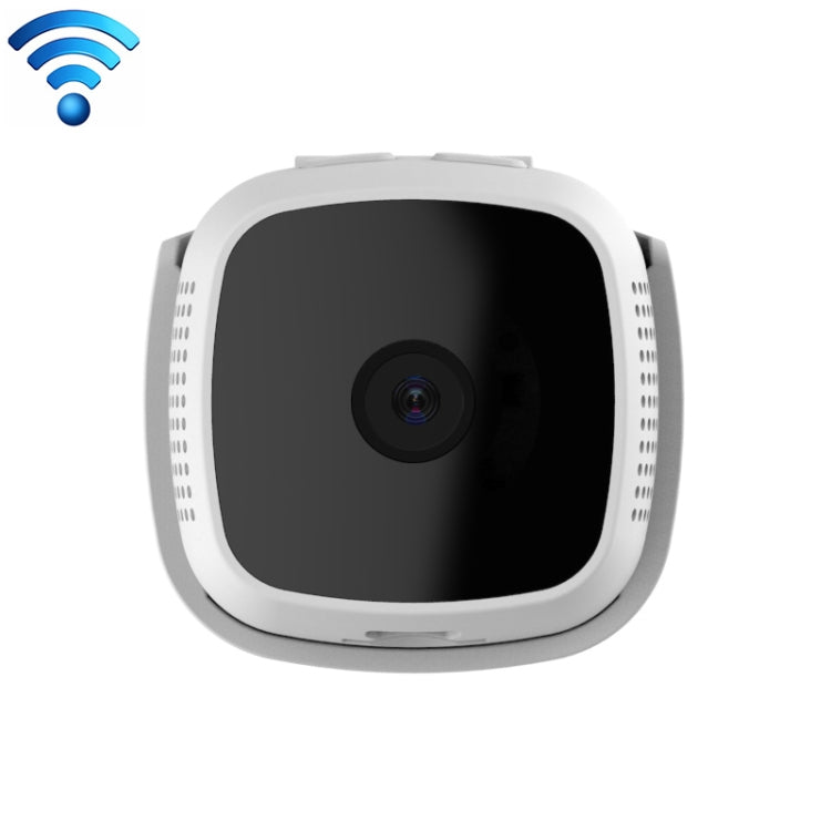 CAMSOY C9 HD 1280 x 720P 70 Degree Wide Angle Wireless WiFi Wearable Intelligent Surveillance Camera, Support Infrared Right Vision & Motion Detection Alarm & Loop Recording & Timed Capture(White) - Security by CAMSOY | Online Shopping UK | buy2fix