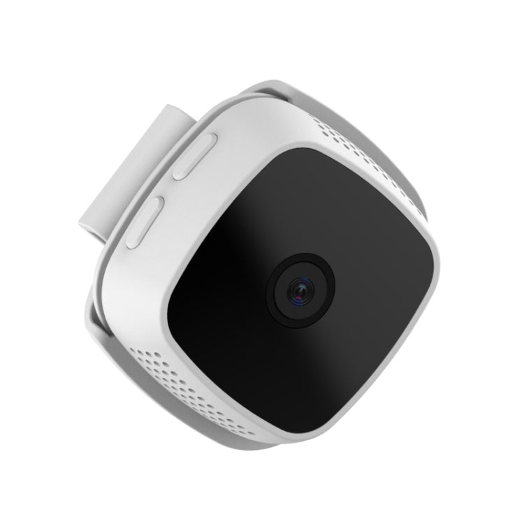 CAMSOY C9 HD 1280 x 720P 70 Degree Wide Angle Wireless WiFi Wearable Intelligent Surveillance Camera, Support Infrared Right Vision & Motion Detection Alarm & Loop Recording & Timed Capture(White) - Security by CAMSOY | Online Shopping UK | buy2fix