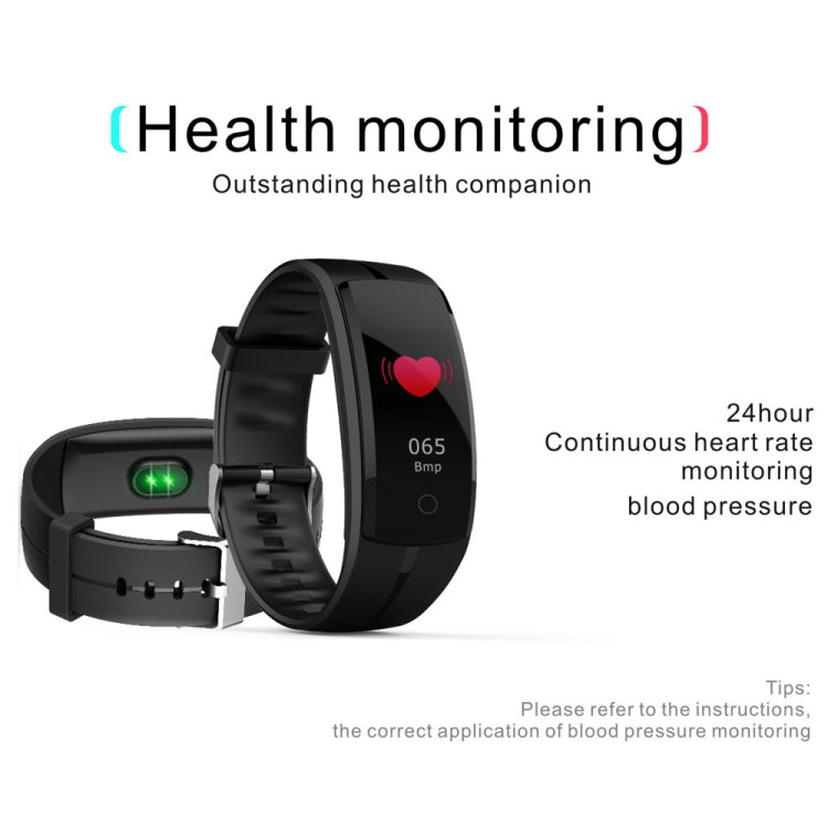 QS100 0.96 inches TFT Color Screen Smart Bracelet IP67 Waterproof, Support Call Reminder /Heart Rate Monitoring /Sleep Monitoring /Sedentary Reminder /Blood Pressure Monitoring (Coffee) - Smart Wear by buy2fix | Online Shopping UK | buy2fix