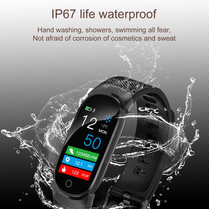 QW16 0.96 inches LCD Color Screen Smart Bracelet IP67 Waterproof, Support Call Reminder /Heart Rate Monitoring /Sleep Monitoring /Sedentary Reminder /Blood Pressure Monitoring (Black) - Smart Wear by buy2fix | Online Shopping UK | buy2fix