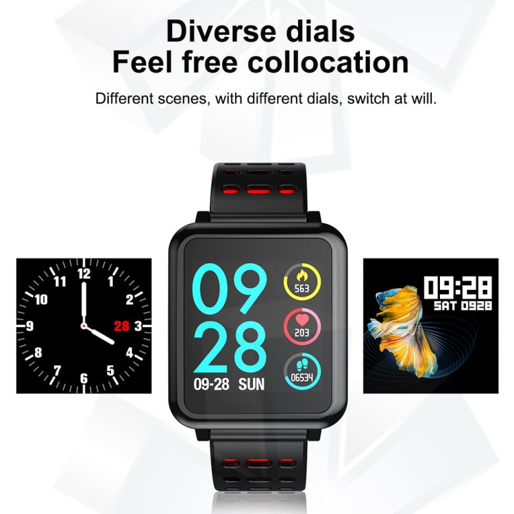 T2 1.3 inches TFT IPS Color Screen Smart Bracelet IP67 Waterproof, Support Call Reminder /Heart Rate Monitoring /Sleep Monitoring /Sedentary Reminder /Blood Pressure Monitoring /Blood Oxygen Monitoring (Green) - Smart Wear by buy2fix | Online Shopping UK | buy2fix