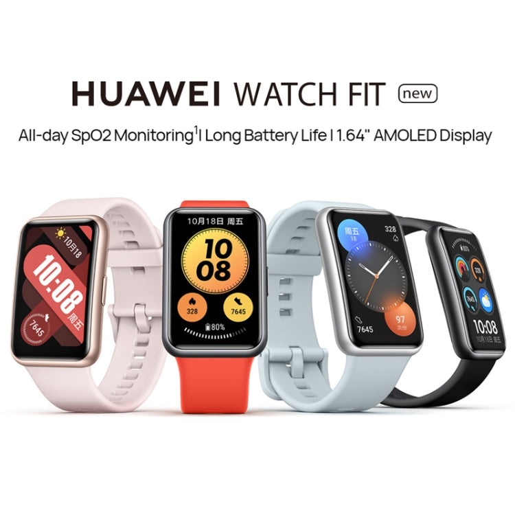 Original Huawei WATCH FIT new Smart Sports Watch (Cherry Pink) - Wearable Devices by Huawei | Online Shopping UK | buy2fix