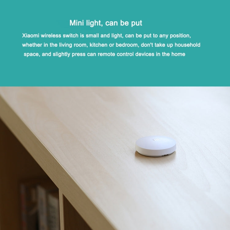 Original Xiaomi Mijia Intelligent Mini Wireless Switch for Xiaomi Smart Home Suite Devices,,with the Xiaomi Multifunctional Gateway Use (CA1001) - Smart Switch by Xiaomi | Online Shopping UK | buy2fix