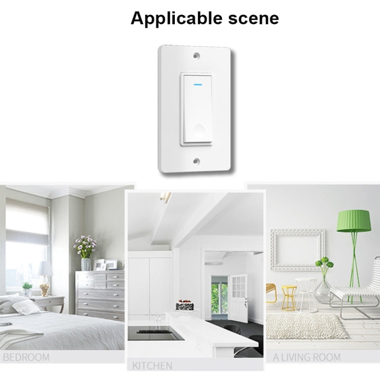 120 Type WiFi Smart Wall Touch Switch, US Plug(White) - Consumer Electronics by buy2fix | Online Shopping UK | buy2fix