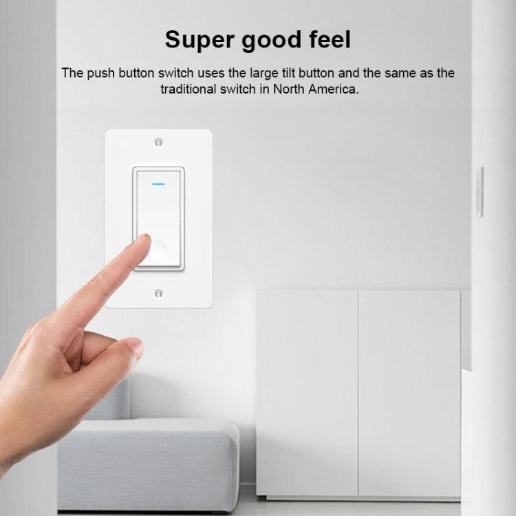 120 Type WiFi Smart Wall Touch Switch, US Plug(White) - Consumer Electronics by buy2fix | Online Shopping UK | buy2fix