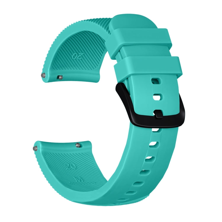 Crazy Horse Texture Silicone Watch Band for Huami Amazfit Bip Lite Version 20mm(Mint Green) - Smart Wear by buy2fix | Online Shopping UK | buy2fix