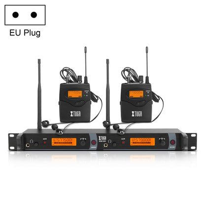 IEM1200 Wireless Transmitter 2 Bodypack Stage Singer In-Ear Monitor System(EU Plug) - Consumer Electronics by buy2fix | Online Shopping UK | buy2fix