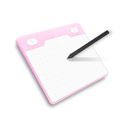 10Moons T503 Drawing Tablet Can Be Connected to mobile Phone Tablet with 8192 Passive Pen(Pink) -  by 10Moons | Online Shopping UK | buy2fix