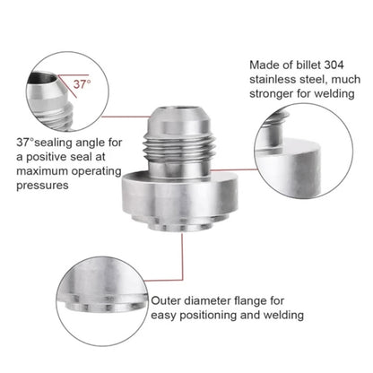 AN4 Car Oil Pipe Joint Breathable Pot Connector - In Car by buy2fix | Online Shopping UK | buy2fix