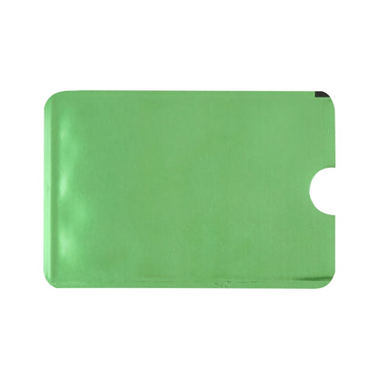 100pcs Aluminum Foil RFID Blocking Credit Card ID Bank Card Case Card Holder Cover, Size: 9 x 6.3cm (Green) - Antimagnetic RFID Package by buy2fix | Online Shopping UK | buy2fix