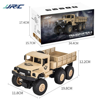 JJR/C 1:18 2.4Ghz 4 Channel Remote Control Dongfeng 8 Six-wheeled Armor Truck Vehicle Toy(Yellow) - RC Cars by JJR/C | Online Shopping UK | buy2fix