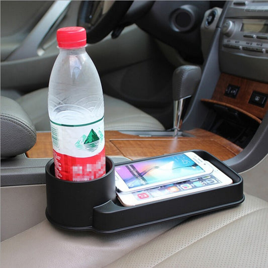 SHUNWEI SD-1511 Portable Vehicle MultifunctionCup Holder Cell Phone Holder, For iPhone, Galaxy, Huawei, Xiaomi, Sony, LG, HTC, Google and other Smartphones(Black) - Car Holders by SHUNWEI | Online Shopping UK | buy2fix