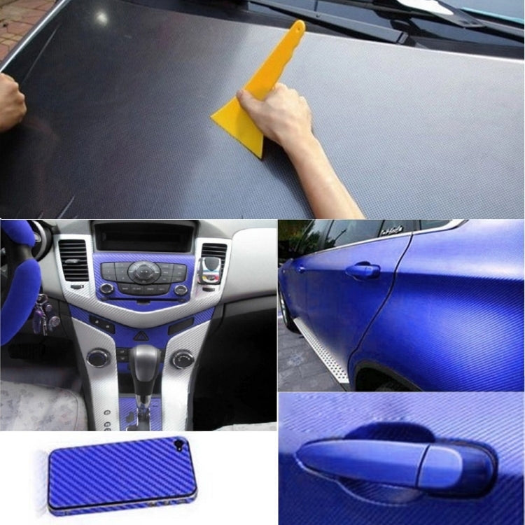 Car Decorative 3D Carbon Fiber PVC Sticker, Size: 152cm x 50cm(Blue) - Auto Film by buy2fix | Online Shopping UK | buy2fix