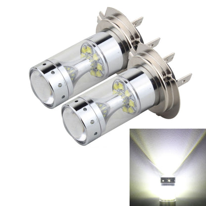 2 PCS H7 60W 1200 LM 6000K Car Fog Lights with 12 XB-D LED Lamps, DC 12V (White Light) - Fog / Driving Lights by buy2fix | Online Shopping UK | buy2fix