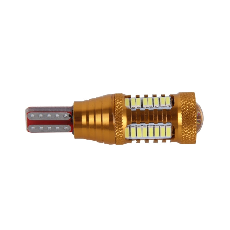 2 PCS  T15-4014-32SMD + 1 5W 650LM White Light LED Decode Car Clearance Lights Lamp, DC12V（Gold） - Clearance Lights by buy2fix | Online Shopping UK | buy2fix