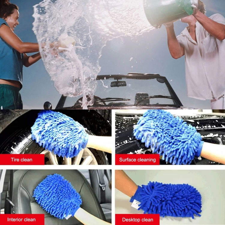 KANEED Microfiber Dusting Mitt Car Window Washing Home Cleaning Cloth Duster Towel Gloves (Random Color Delivery) - Car washing supplies by KANEED | Online Shopping UK | buy2fix