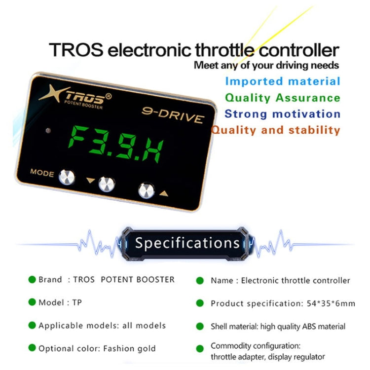 TROS TP 9-Drive Electronic Throttle Controller for Toyota Hilux Vigo 2006-2016 - Car Modification by TROS | Online Shopping UK | buy2fix