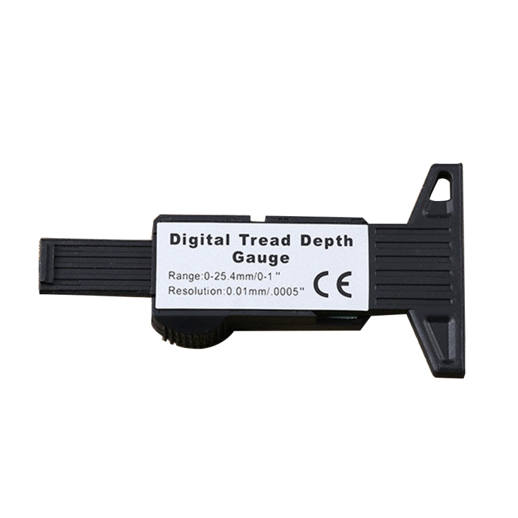 0-25mm Electronic Digital Tread Plan Refinding Rounds Refinding Outcome Exists Tread Tablets Type Gauge Depth Vernier Caliper Measuring Tools(Silver) - In Car by buy2fix | Online Shopping UK | buy2fix