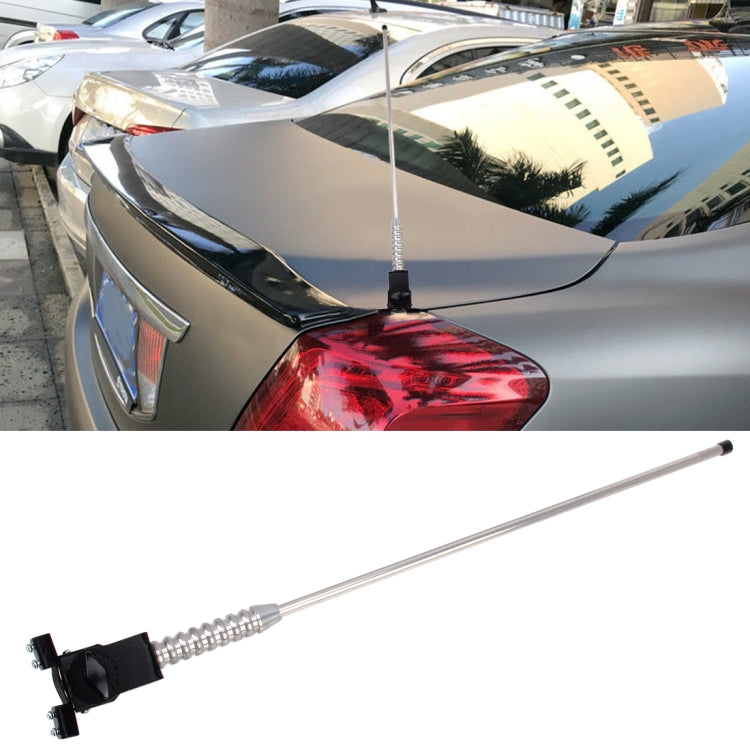 PS-411 Universal Car Auto Modified Decoration Extensile Aerial Glass-mount Cellular Antenna(Silver) - Aerials by buy2fix | Online Shopping UK | buy2fix