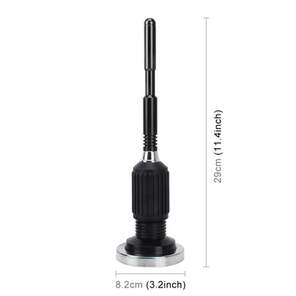 PS-5506 Universal Car Magnetic Roof Mount Base Radio AM/FM Aerial Amplified Antenna(Black) - Aerials by buy2fix | Online Shopping UK | buy2fix